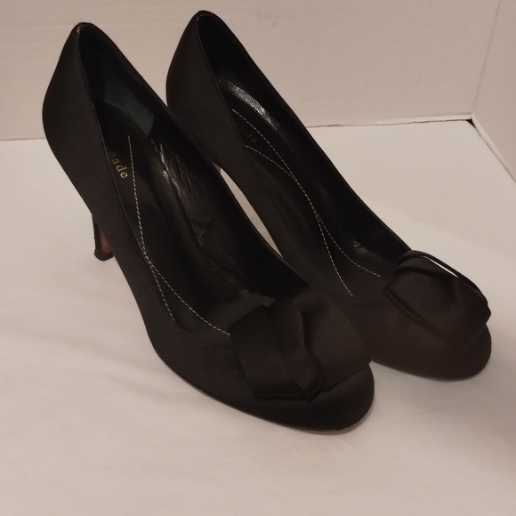 Kate Spade Satin Rosette Heels - Picture 6 of 11
